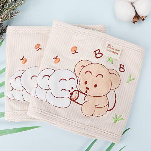 Baby Umbilical Belt, Newborn Belly Belt Cartoon Cotton Umbilical Cord Soft Infant Belly Band PInk Newborn Navel Belt Waist Support Belt for 0-12 Months Babies - Image 8